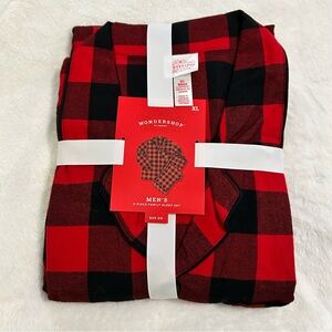 Wondershop Red and Black Plaid Men's Sleepwear